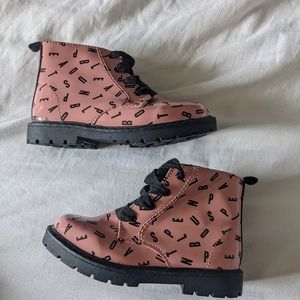 Zara Toddler Alphabet Combat Boot - 9T (25)